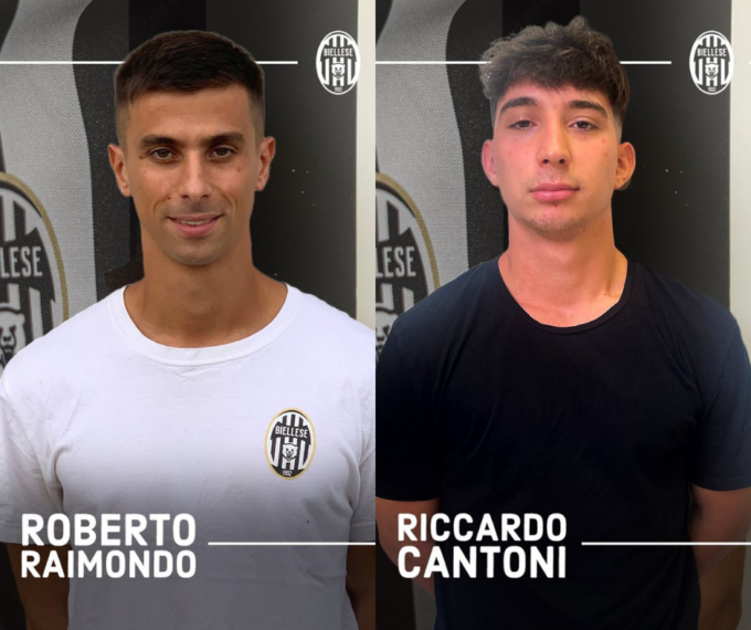 Biellese, arrivano due rinforzi: Raimondo e Cantoni sono bianconeri