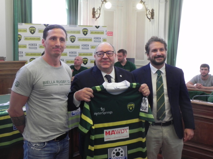Biella Rugby, al via il campionato: presentata in Comune la stagione 2023/2024