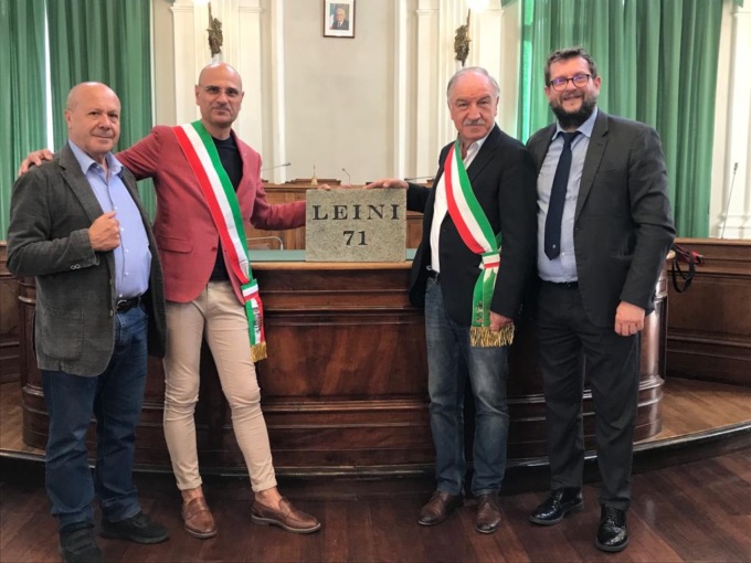 Una nuova pietra portata a Biella per “Nuraghe Chervu”