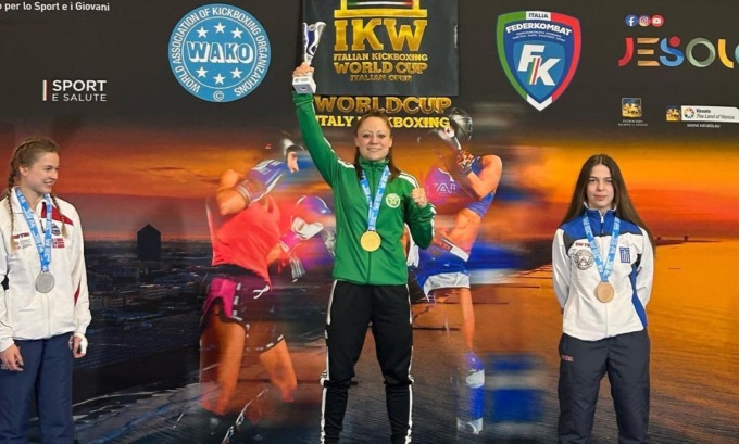 Medaglia d’oro per Nicole Perona a Jesolo nella prima tappa della World Cup