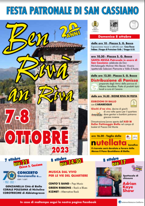 Questo weekend torna il «Ben rivà an Riva»