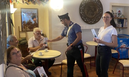 Anziani truffati, Carabinieri incontrano la popolazione in un bar trattoria di Gifflenga