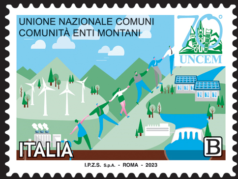 Poste Italiane ha emesso il francobollo Uncem