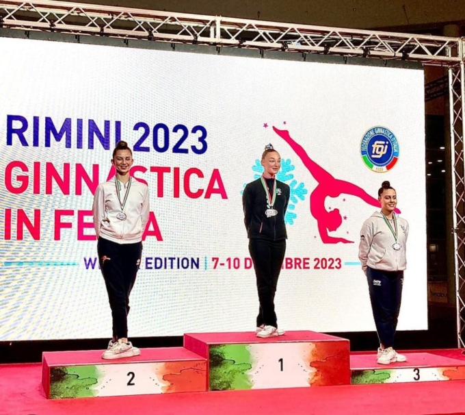 La ritmica Pietro Micca fa il pieno di medaglie a Ginnastica in Festa