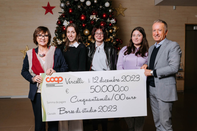 Assegnate 110 borse di studio da Nova Coop, 7 sono andate a studenti biellesi