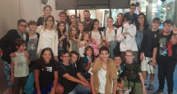 I ragazzi protagonisti al cine Giletti
