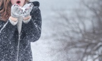 Meteo Biella: prima neve dell'anno anche in città
