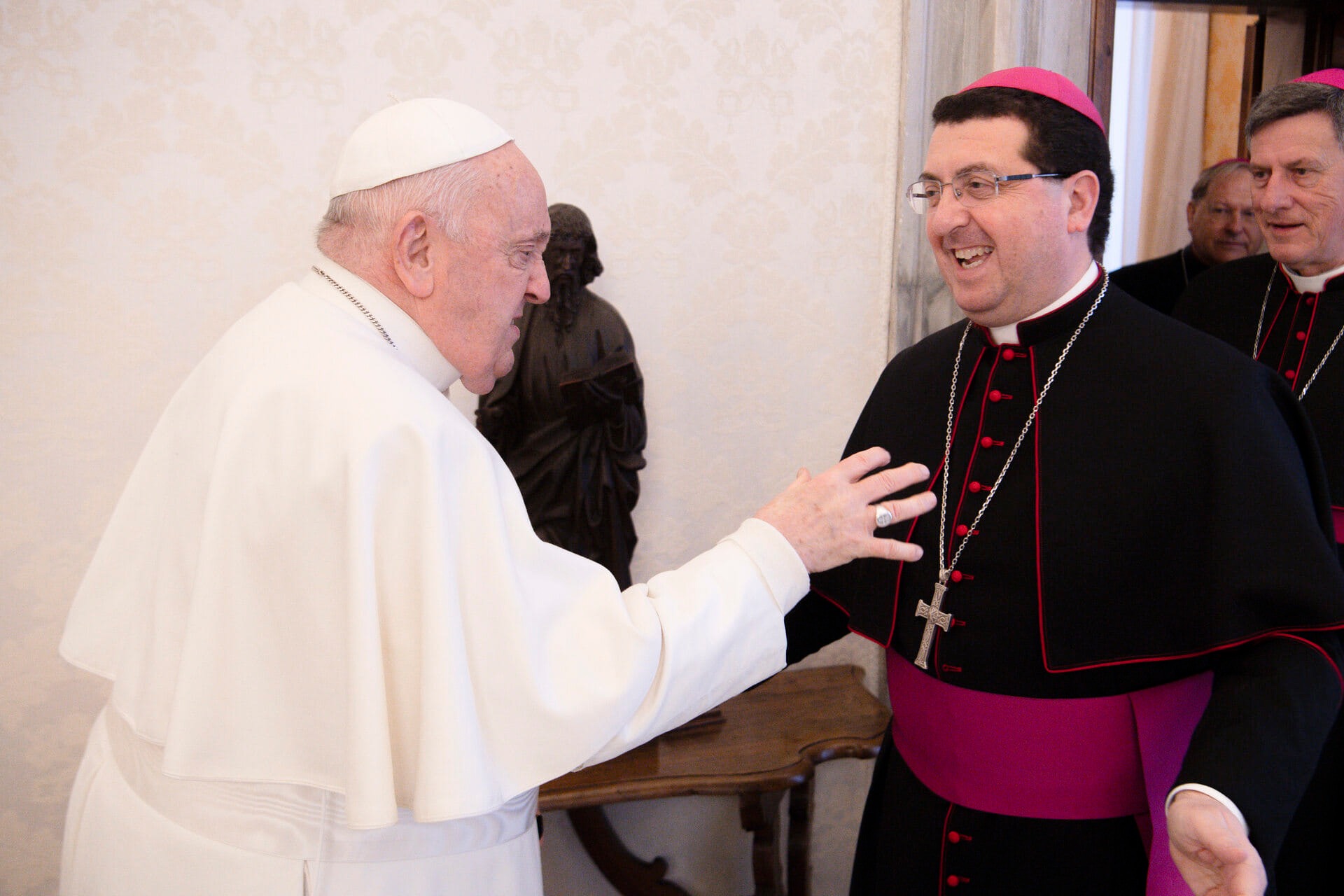 Roberto Farinella ricevuto da Papa Francesco