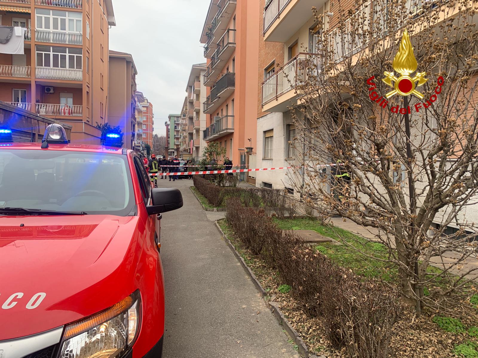 Maxi-incendio in un appartamento a Biella