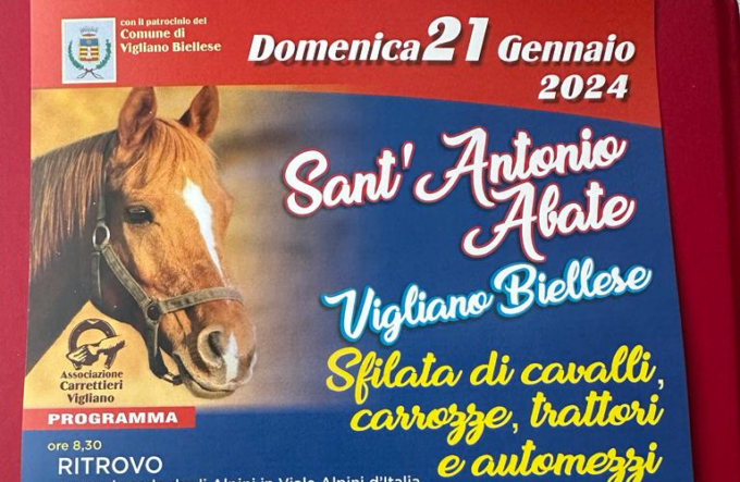 La festa di Sant’Antonio Abate a Vigliano, tra sfilata degli automezzi e alcune sorprese