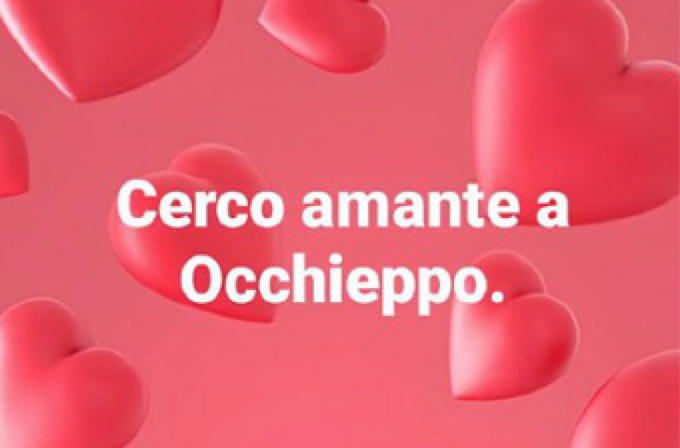 Il post: «Cerco amante a Occhieppo»