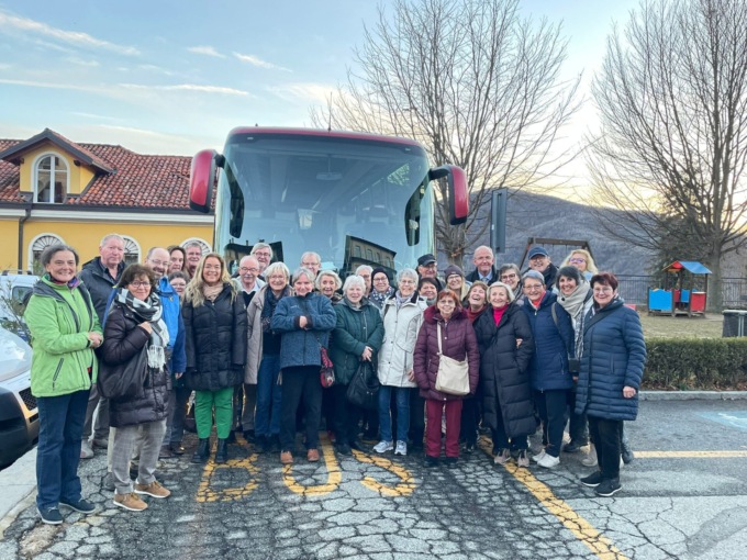 Dalla Germania a Mosso per visitare il presepe gigante