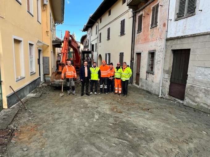 rifacimento della strada del Favaro