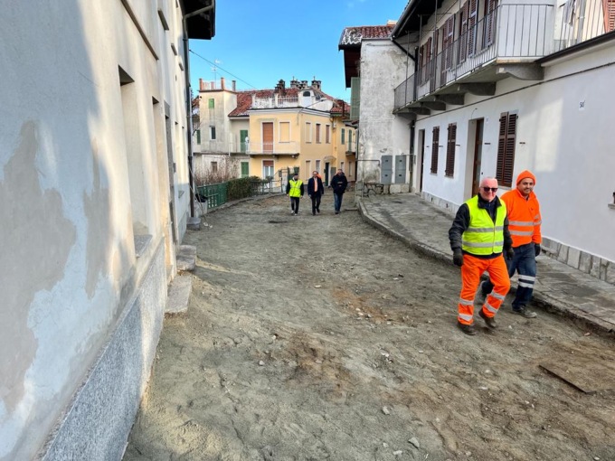 rifacimento della strada del Favaro