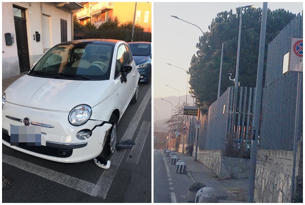 “Caro pirata della strada, se mi contatti evito di denunciarti”