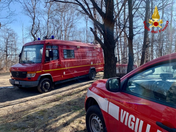 spento l'incendio in Alta Valle Elvo
