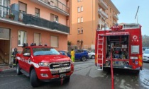 Incendio in un appartamento in via Macchieraldo a Biella