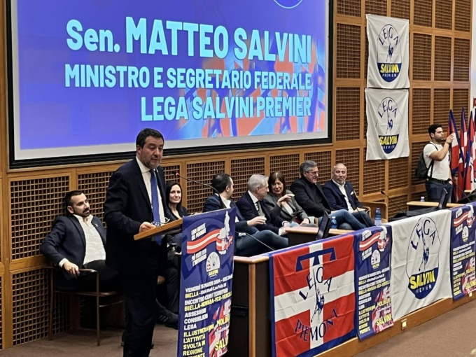 Salvini a Biella: “Complimenti agli amministratori per il lavoro fatto in questi cinque anni”