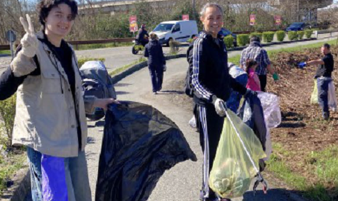 “Clean Up” Cossato, i volontari raccolgono 2000 litri di rifiuti