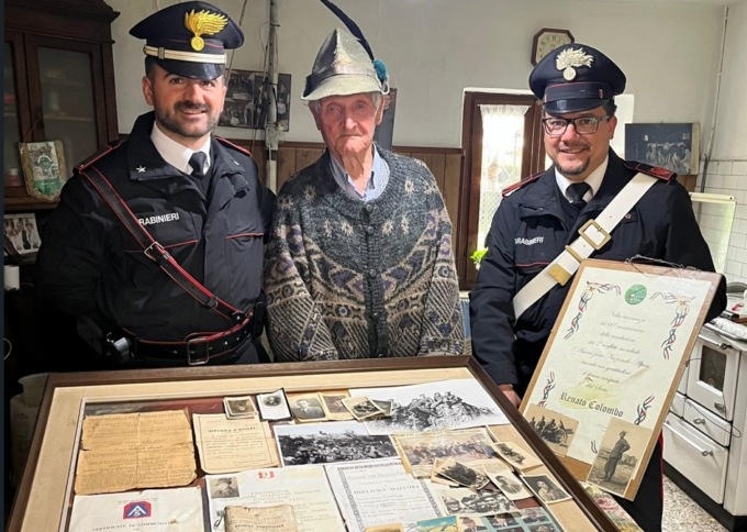 Lutto nella comunità degli Alpini biellesi per la morte del decano Renato Colombo