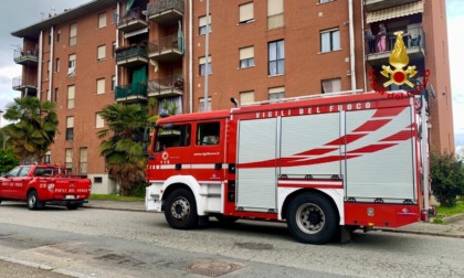 Intervento dei Vigili del Fuoco a Chiavazza per una fuga di gas