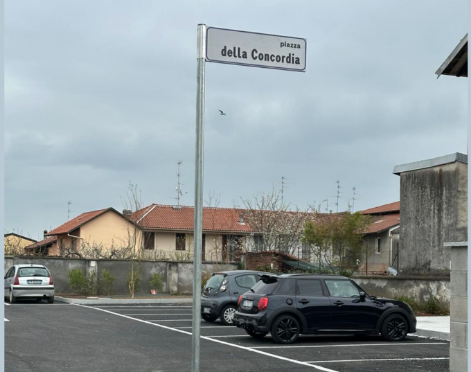 Ponderano, il parcheggio del nuovo ambulatorio ora è “Piazza della Concordia”