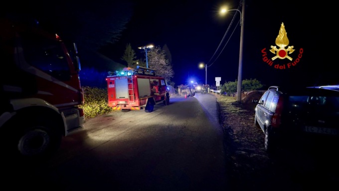 Ragazzo di 19 anni ubriaco al volante si ribalta con l’auto stanotte a Trivero