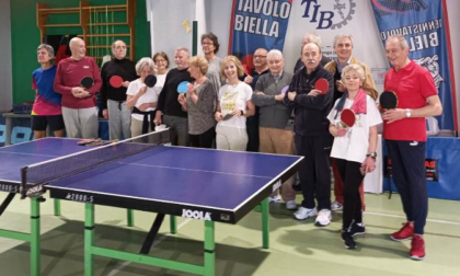 T.T. Biella: Progetto “Ping Pong per la terza età” partito con il botto