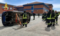 Vigili del fuoco di tutto il Piemonte alle due giornate di addestramento al comando di Biella