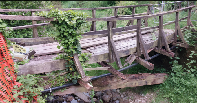 Mongrando: nuovo ponticello per l’Ecomuseo