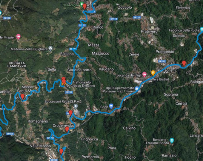 Giro d’Italia, modifiche della viabilità nel Comune di Valdilana