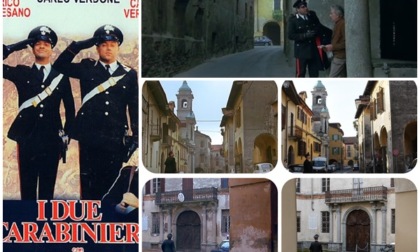 "I due carabinieri" a Biella compie 40 anni e l'Arma li ricorda con due nuovi scatti al Piazzo