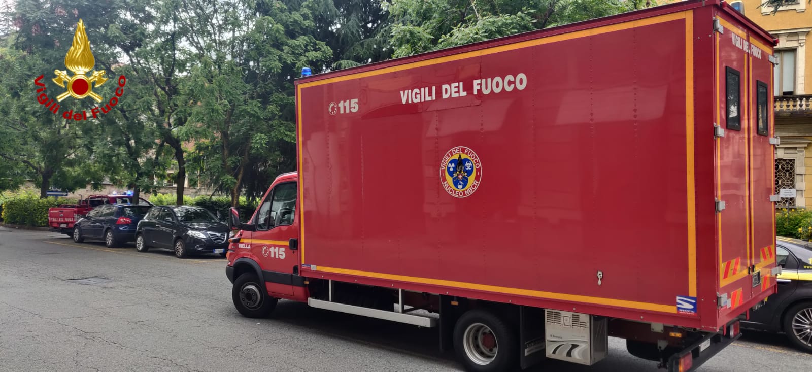 allarme antincendio tribunale di Biella