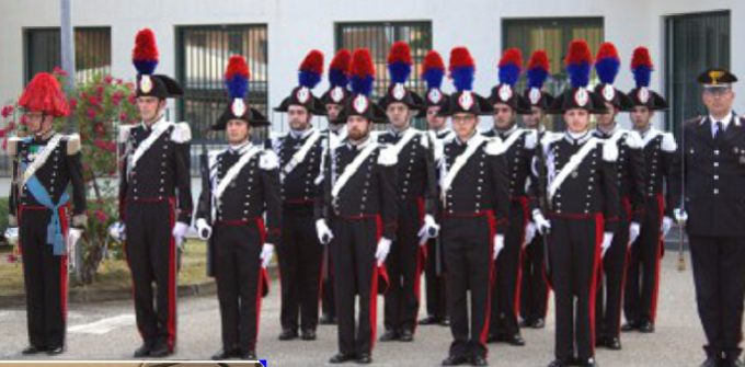 I 210 anni dell’Arma: elogi, encomi e apprezzamenti a 10 carabinieri