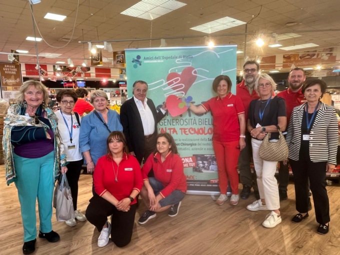 Conad Nord Ovest e Amici dell’Ospedale di Biella si uniscono per la Staffetta di Solidarietà