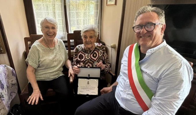 Crevacuore festeggia i 100 anni di Sandra Bassotto