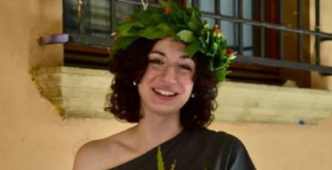 Francesca, neolaureata da 110 e lode