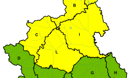 È allerta gialla per rischio idrogeologico