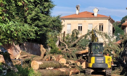 Si contano i danni dopo la tromba d'aria a Biella e nel Biellese