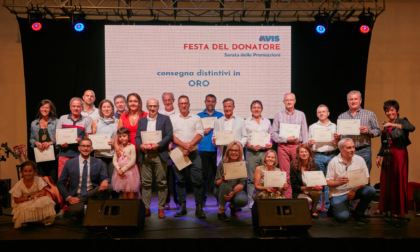 Più di 700 biellesi premiati per il loro altruismo dall'Avis di Biella