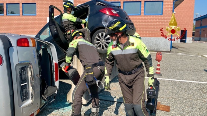 La Nazionale dei Vigili del Fuoco si “allena” a Biella. FOTO E VIDEO