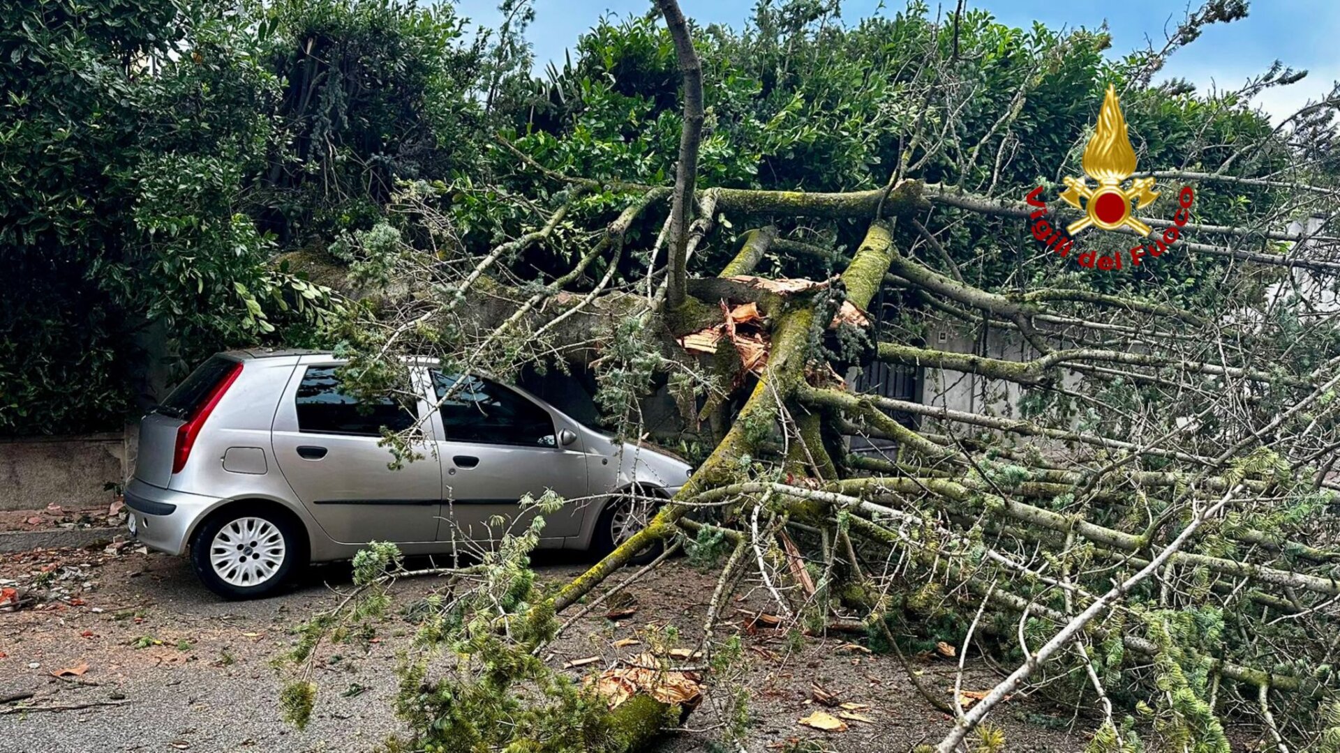 Danni per le raffiche di vento