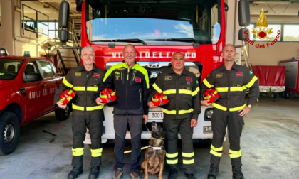 Ecco chi sono i quattro nuovi capo squadra dei Vigili del fuoco di Biella