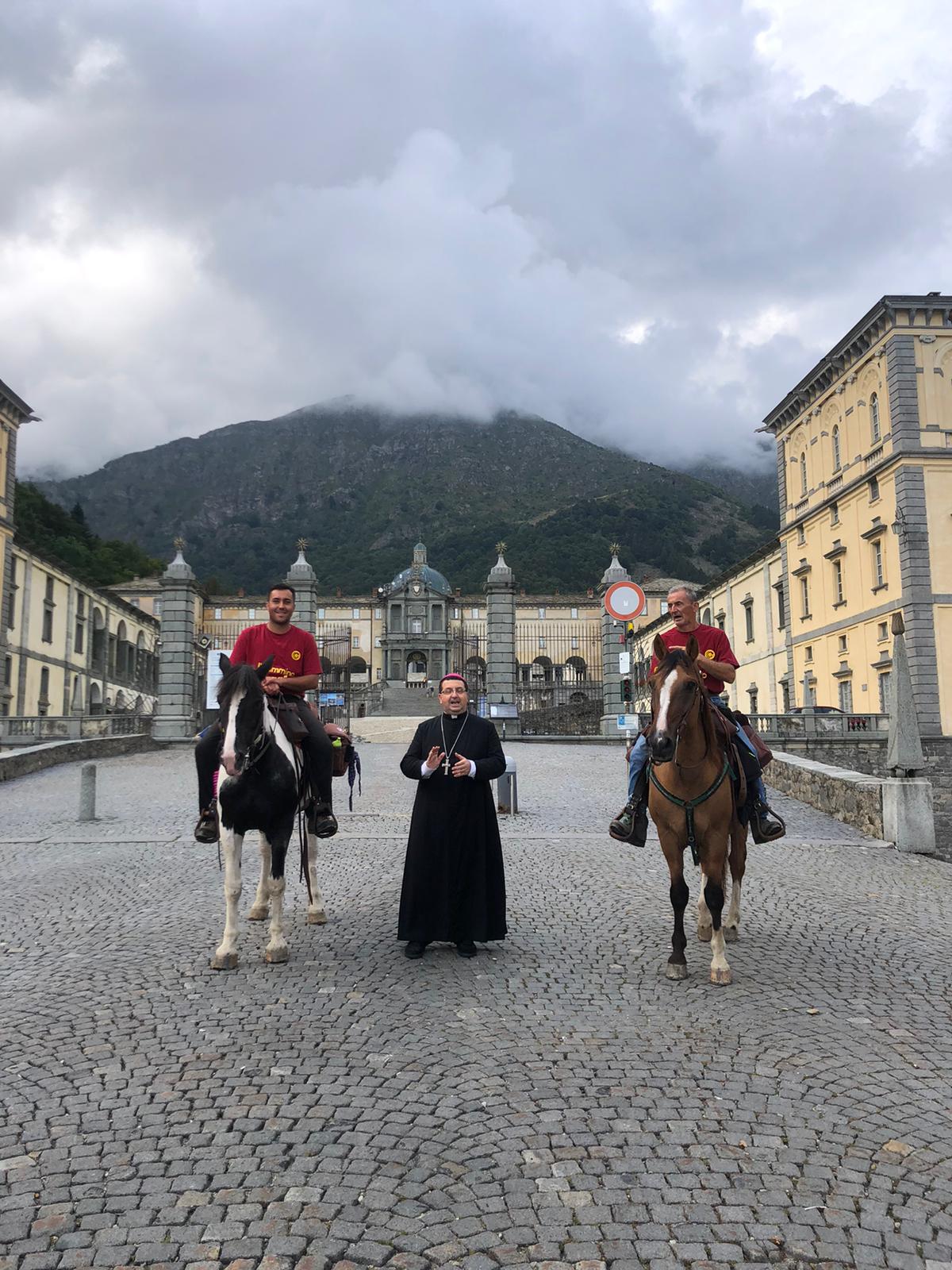 Al Santuario di Oropa con il vescovo Roberto Farinella1