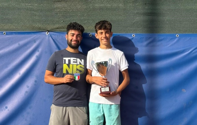 Emanuele Pilotto vince il doppio ai Campionati italiani di tennis U13