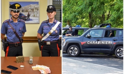 Tentano di investire un Carabiniere per darsi alla fuga: arrestata una coppia con 1 kg di hashish in auto