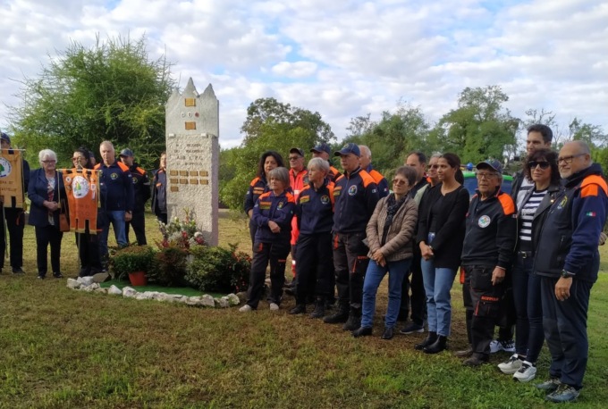 L’omaggio di Roppolo e dell’Aib alla memoria di Tiziano Bonato