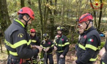 L'addestramento dei Vigili del fuoco di Biella