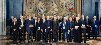 25 nuovi Cavalieri del Lavoro (3 piemontesi), il punto fermo di Maurizio Sella: “Moralità è longevita”