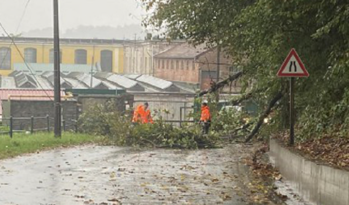 Maltempo e strade chiuse nel Biellese